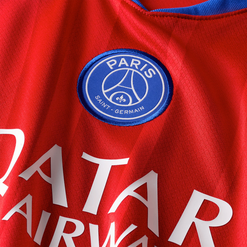 Nike Kids PSG 2025/26 Third Jersey Global Red/Hyper Royal Crest