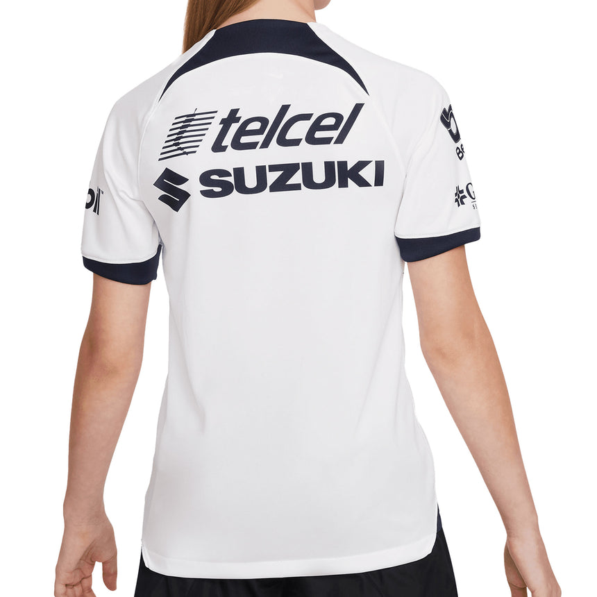Nike Kids Pumas UNAM 2023/24 Home Jersey White/Navy Back