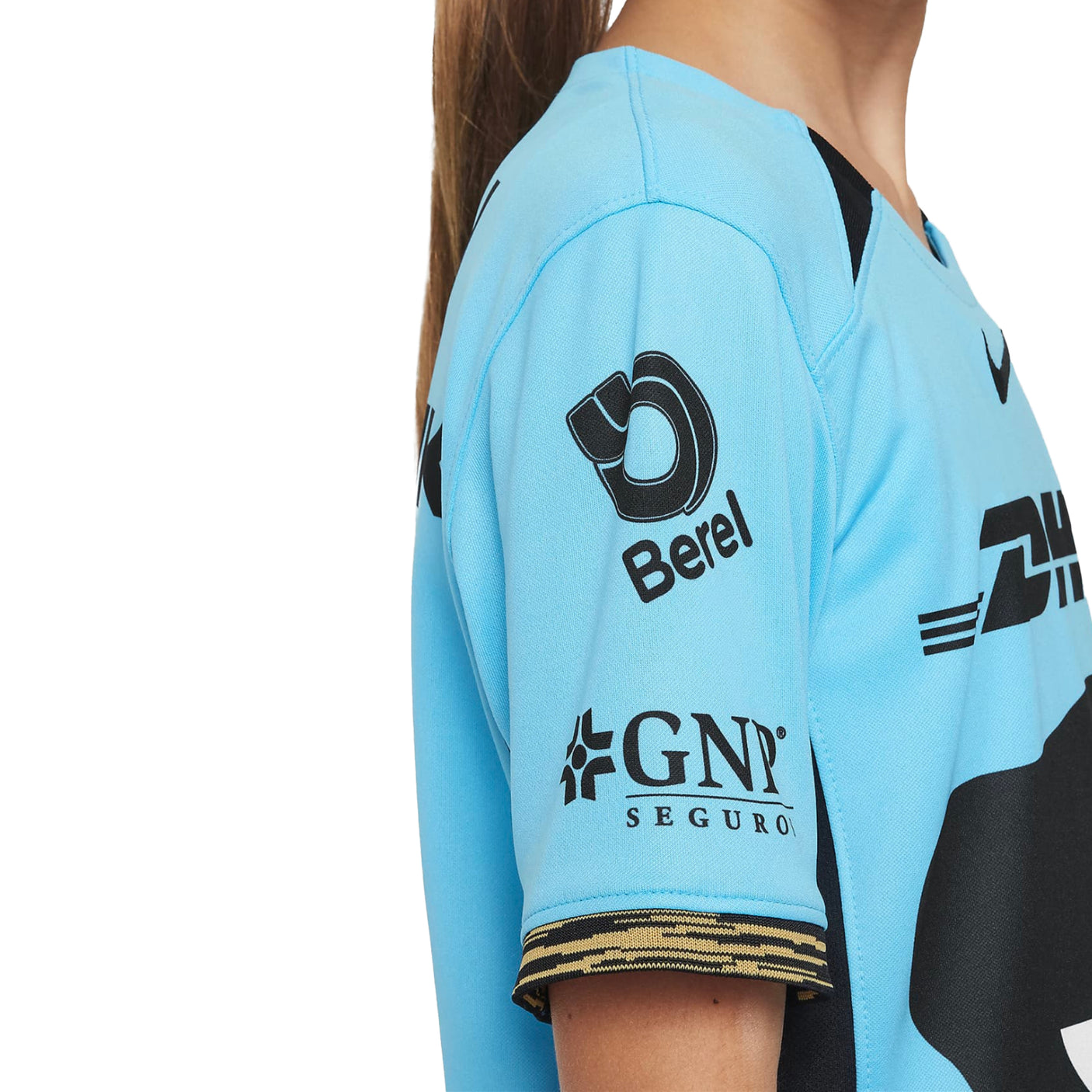 Nike Kids Pumas UNAM 2023/24 Third Jersey Blue/Black Sponsor