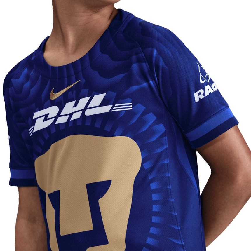 Nike Kids Pumas UNAM 2025/26 Away Jersey Royal/White/Gold Crest