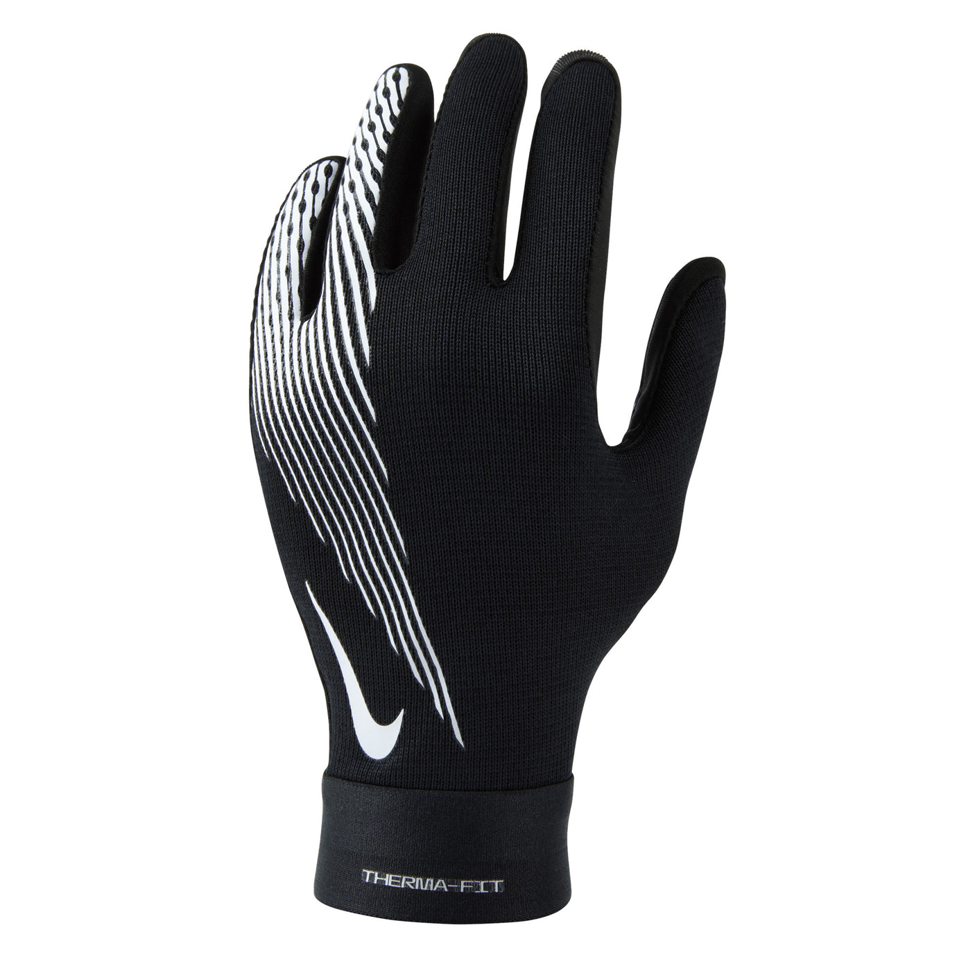 Nike Kids Therma-Fit Academy Field Player Gloves Black/White Front