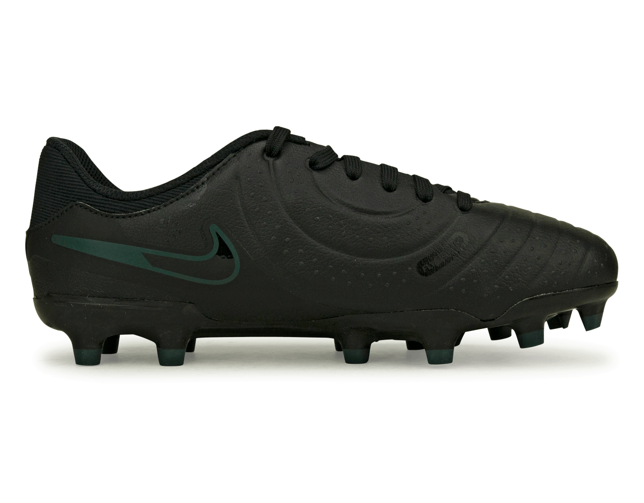 Nike Kids Tiempo Legend 10 Academy FG Black/Deep Jungle Side