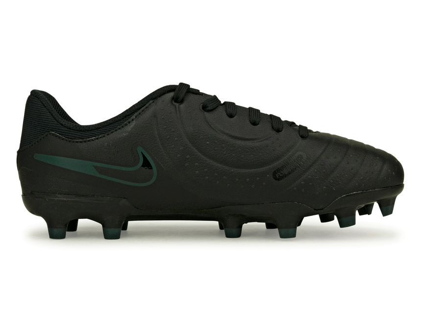Nike Kids Tiempo Legend 10 Academy FG Black/Deep Jungle Side