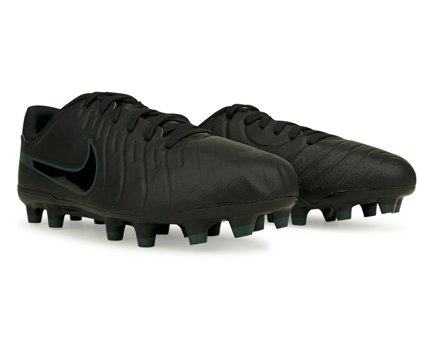 Nike Kids Tiempo Legend 10 Academy FG Black/Deep Jungle Together