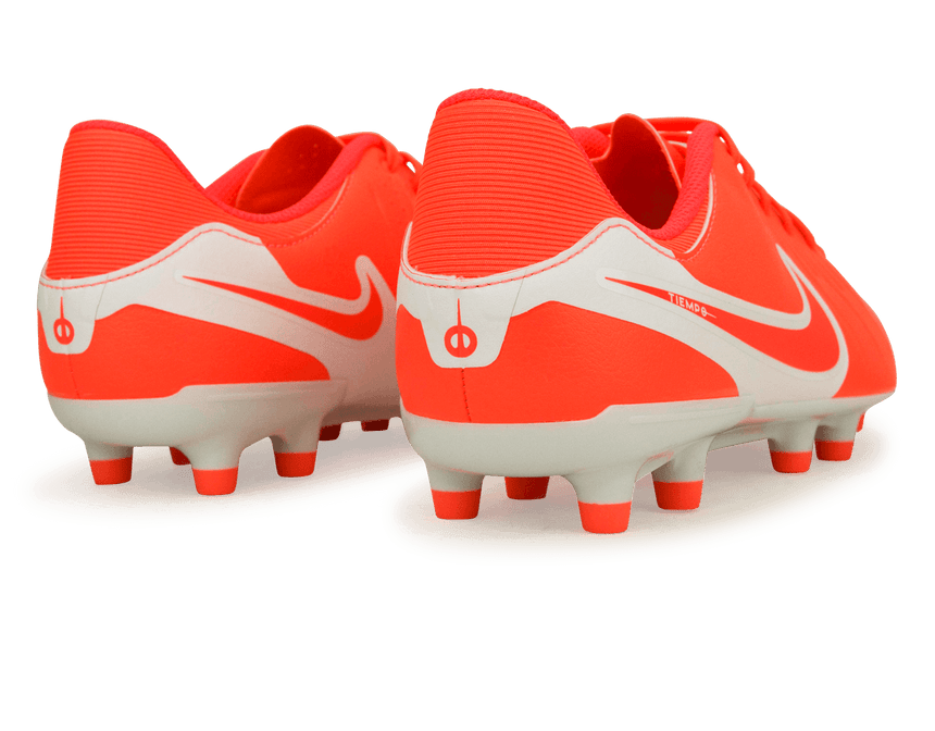 Nike Kids Tiempo Legend 10 Academy FG/MG HotLava/White Rear
