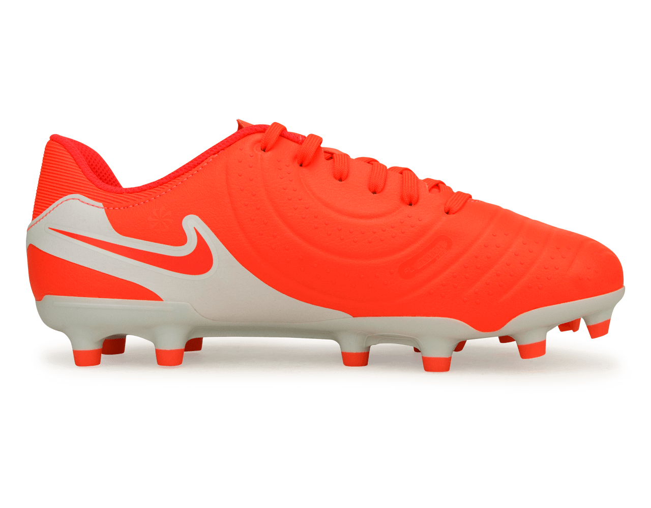 Nike Kids Tiempo Legend 10 Academy FG/MG HotLava/White Side