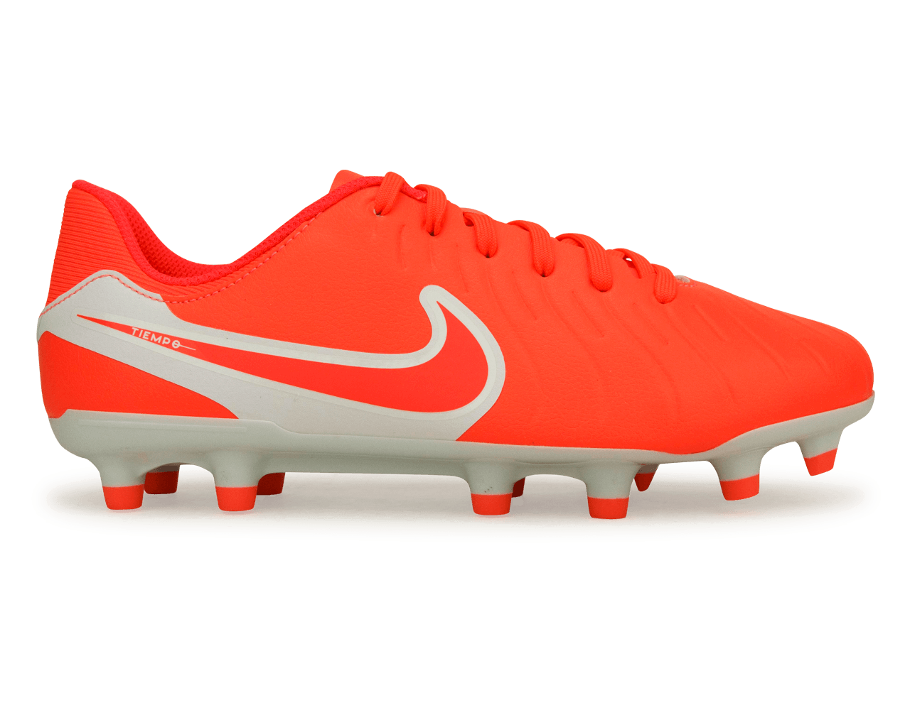 Nike Kids Tiempo Legend 10 Academy FG/MG HotLava/White