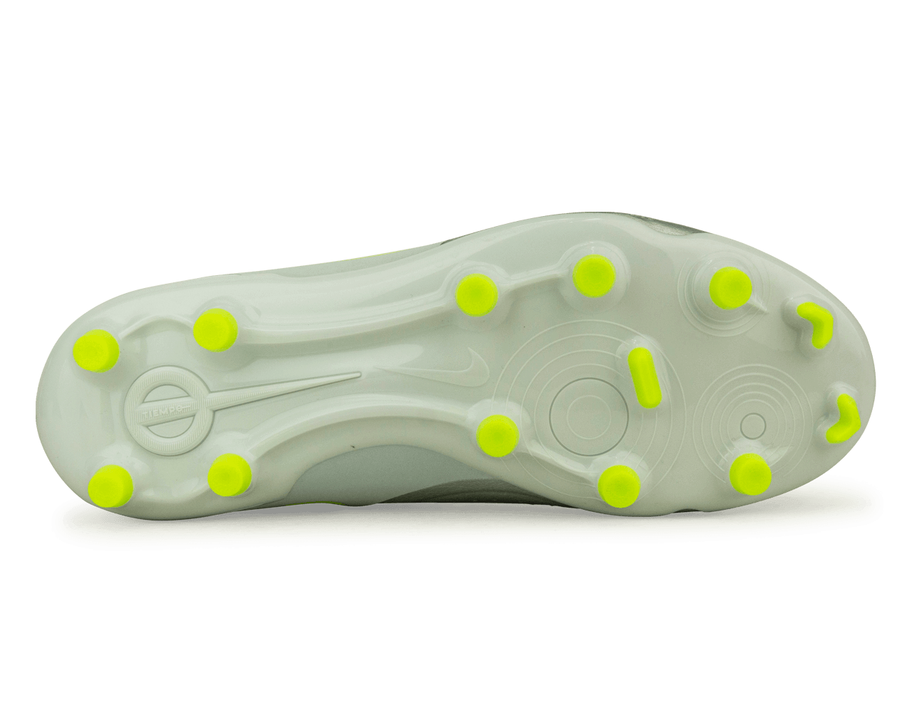 Nike Kids Tiempo Legend 10 Academy FG/MG Silver/Black/Volt Sole