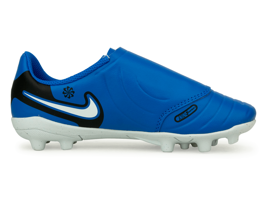 Nike Kids Tiempo Legend 10 Club FG/MG PS (V) Soar/White Side
