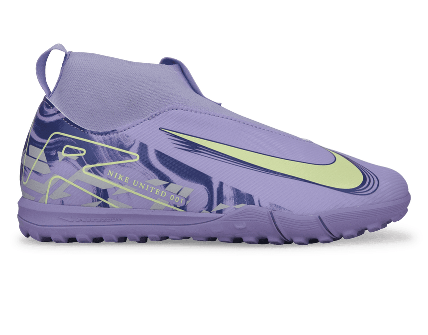 Nike Kids United Mercurial Superfly 10 Academy TF Purple Agate/Barley Volt