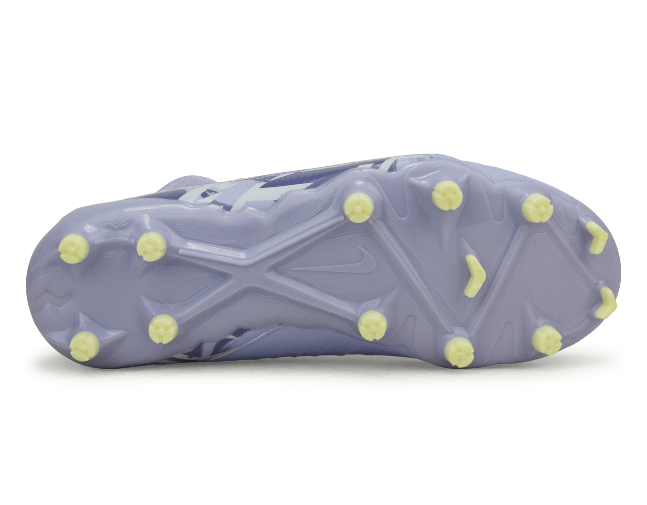 Nike Kids United Phantom Luna II Academy FG Purple Agate/Barely Volt Sole