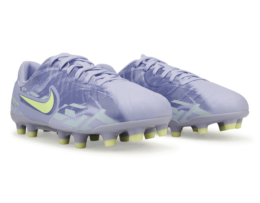 Nike Kids United Tiempo Legend 10 Academy FG/MG Purple Agate/Barely Volt Together