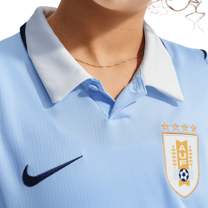 Nike Kids Uruguay World Cup 2026 Home Jersey Sky Blue Crest