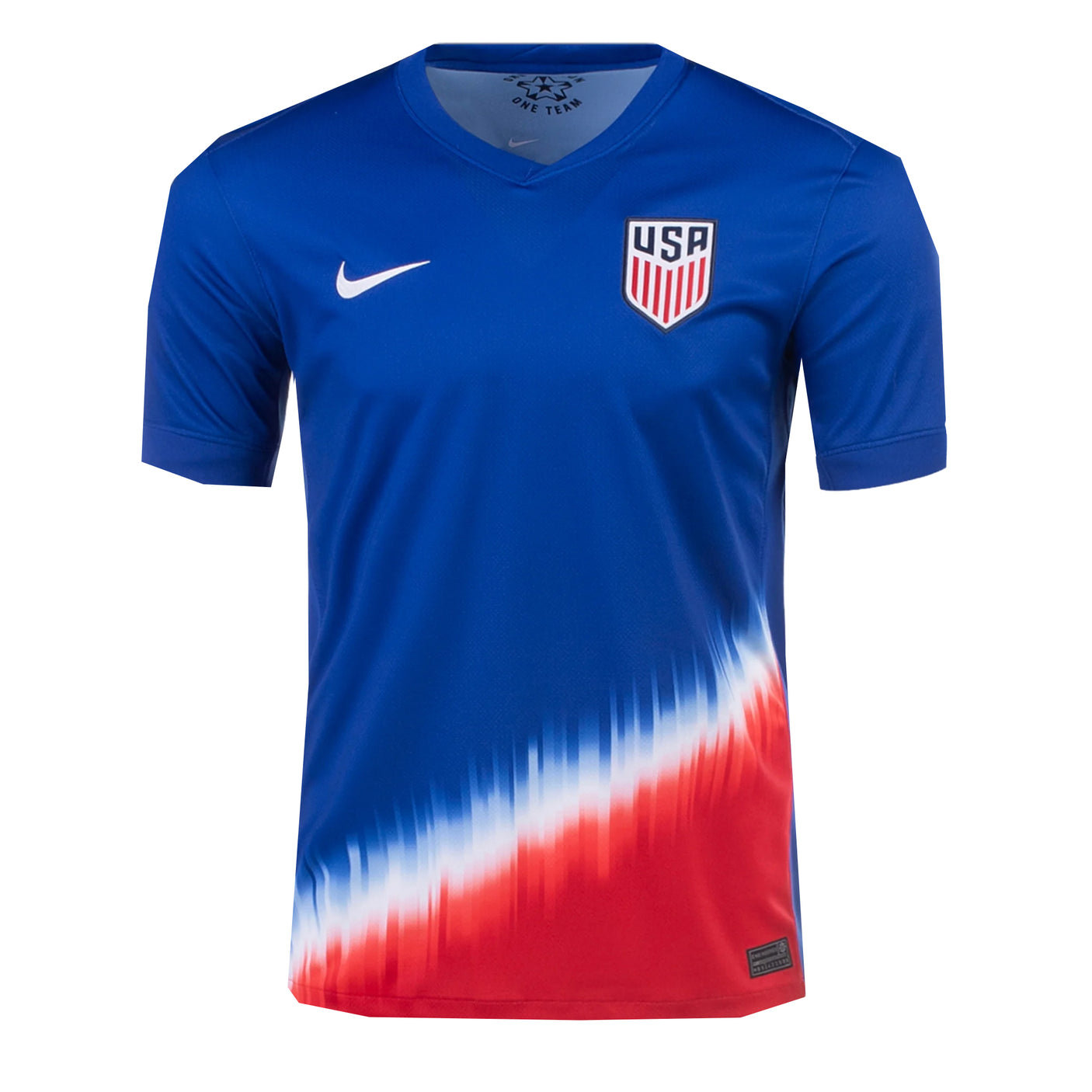 Nike Kids USA 2024/25 Away Jersey Blue/Red Front