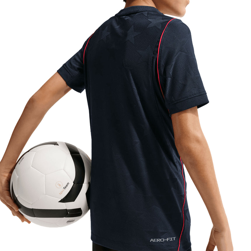 Nike Kids USA World Cup 2026 Dri-Fit ADV Away Jersey Blue Crest Sleeve