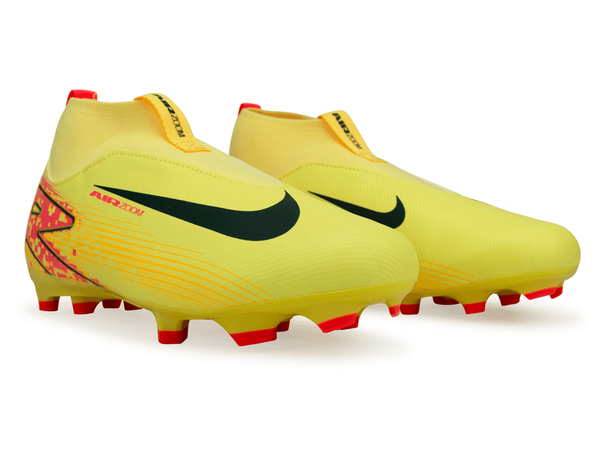 Nike Kids Zoom Mercurial Superfly 10 Academy "Kylian Mbappe" FG/MG in Laser Orange/Armory Navy Together
