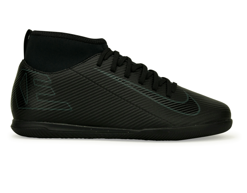 Nike Kids Zoom Mercurial Superfly 10 Club IC Black/Deep Jungle