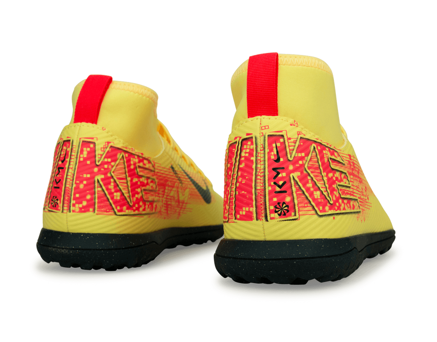 Nike Kids Zoom Mercurial Superfly 10 Club KM TF Laser Orange/Armory Navy Rear