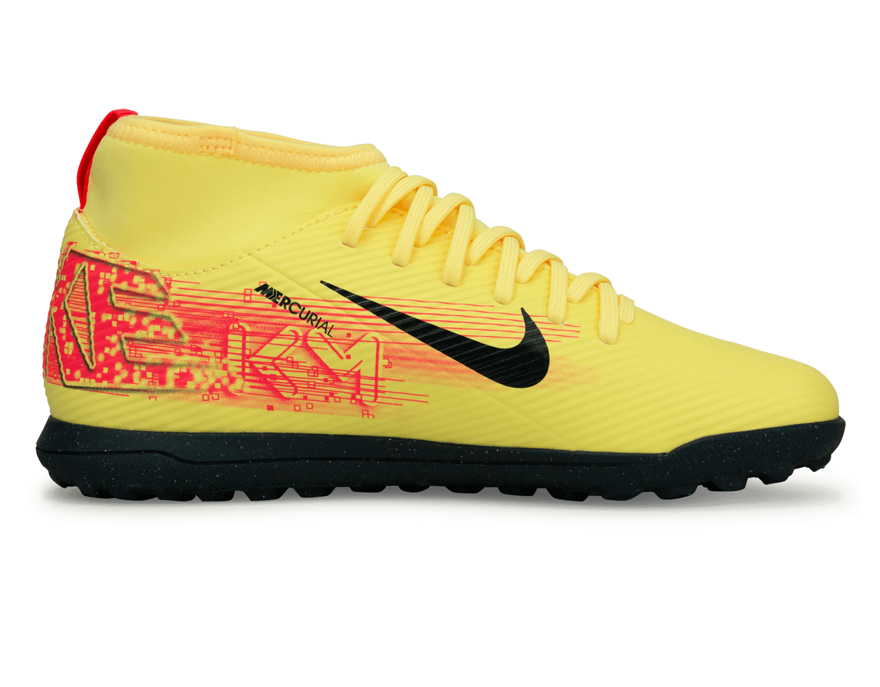 Nike Kids Zoom Mercurial Superfly 10 Club KM TF Laser Orange/Armory Navy Side