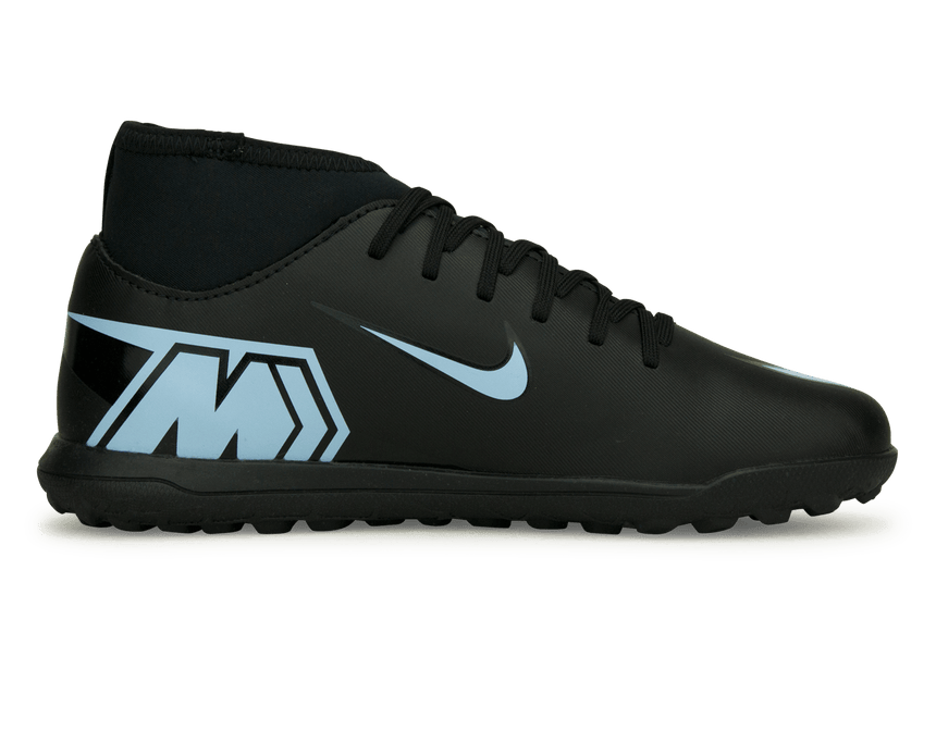 Nike Kids Zoom Mercurial Superfly 10 Club TF Black/Black Side