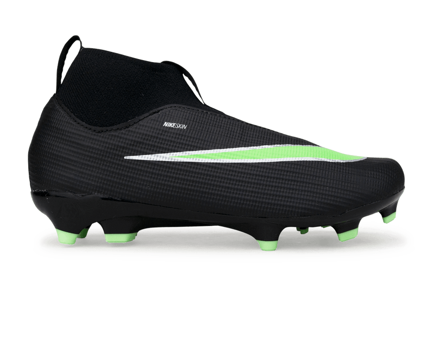 Nike Kids Zoom Mercurial Superfly 11 Academy FG/MG Black/Illusion Green