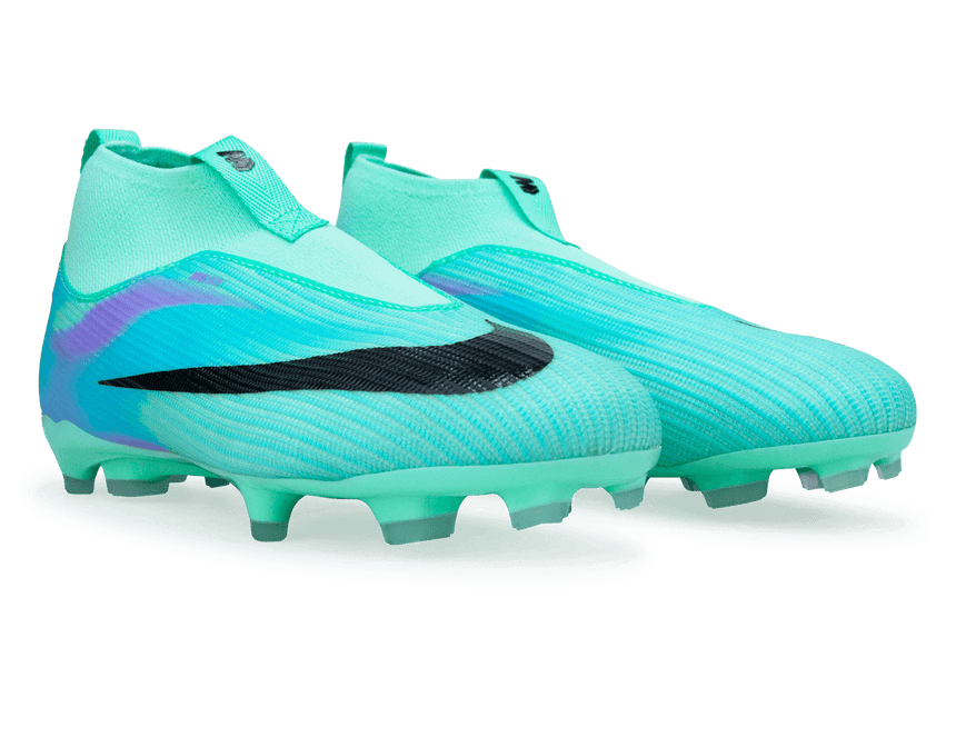 Nike Kids Zoom Mercurial Superfly 11 Academy Sam Kerr FG/MG Green Glow/Black Pair