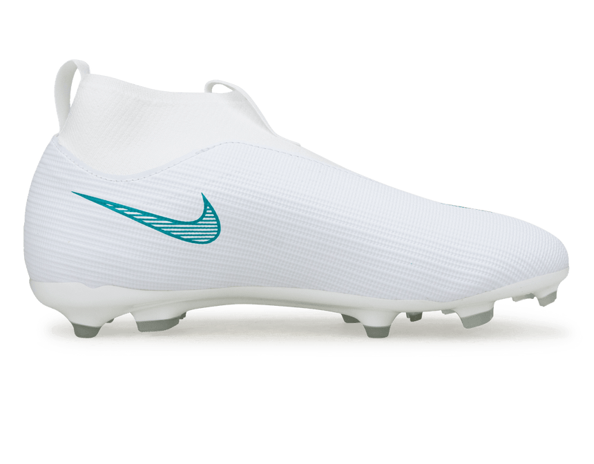 Nike Kids Zoom Mercurial Superfly 11 Academy FG/MG White/Dusty Cactus Side