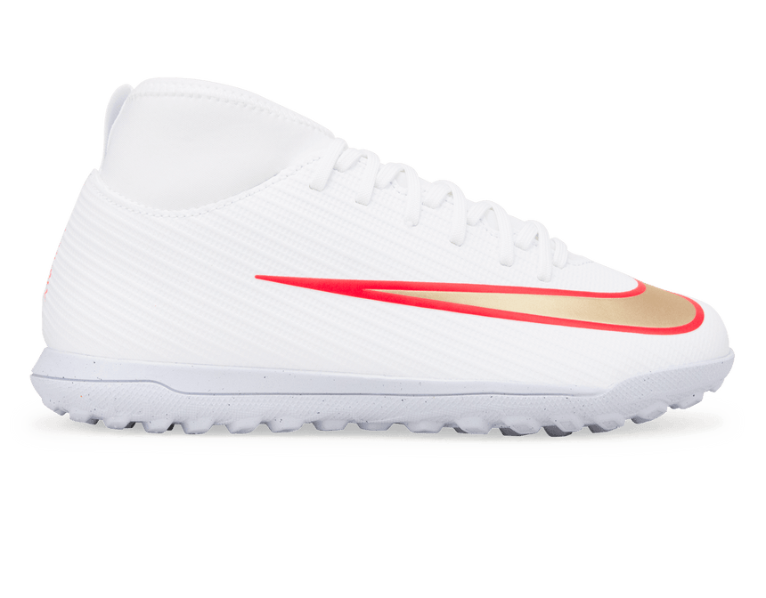 Nike Kids Zoom Mercurial Superfly 11 Club TF White/Blur Bright Crimson