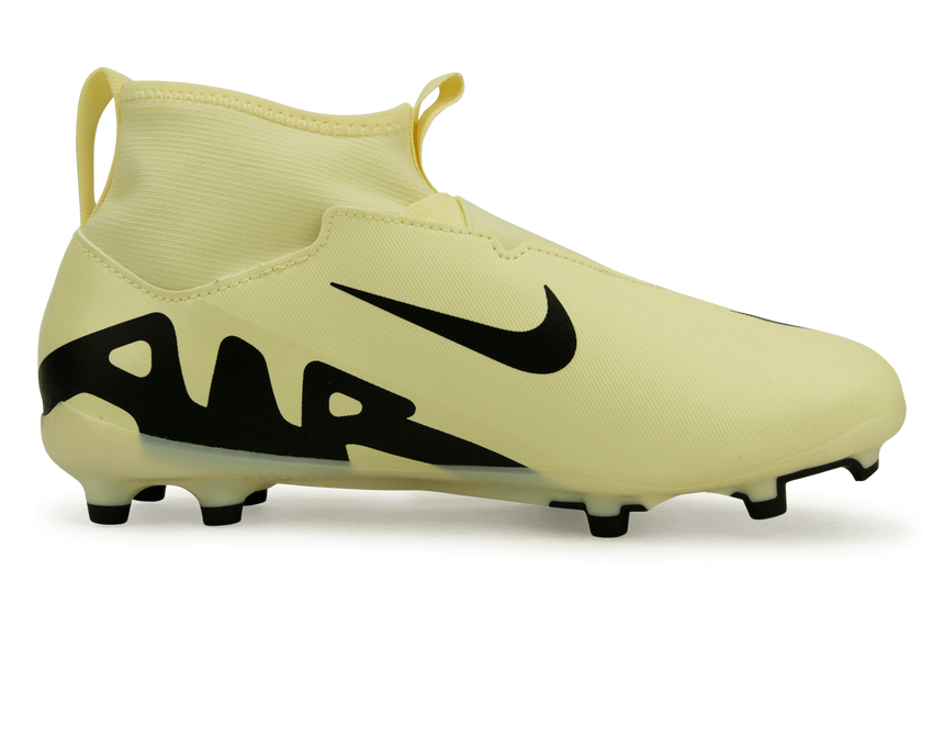 Nike Kids Zoom Mercurial Superfly 9 Academy FG/MG Lemonade/Black Side