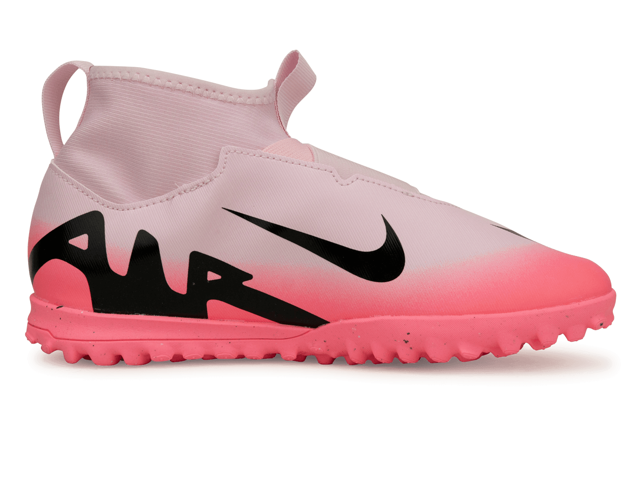 Nike Kids Zoom Mercurial Superfly 9 Academy TF Pink Foam/Black Side