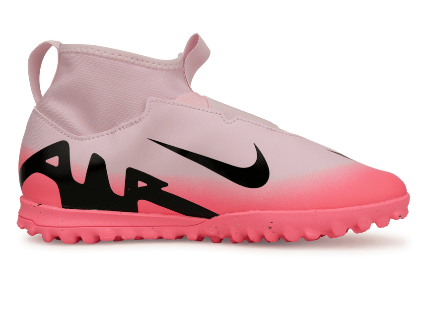 Nike Kids Zoom Mercurial Superfly 9 Academy TF Pink Foam/Black Side