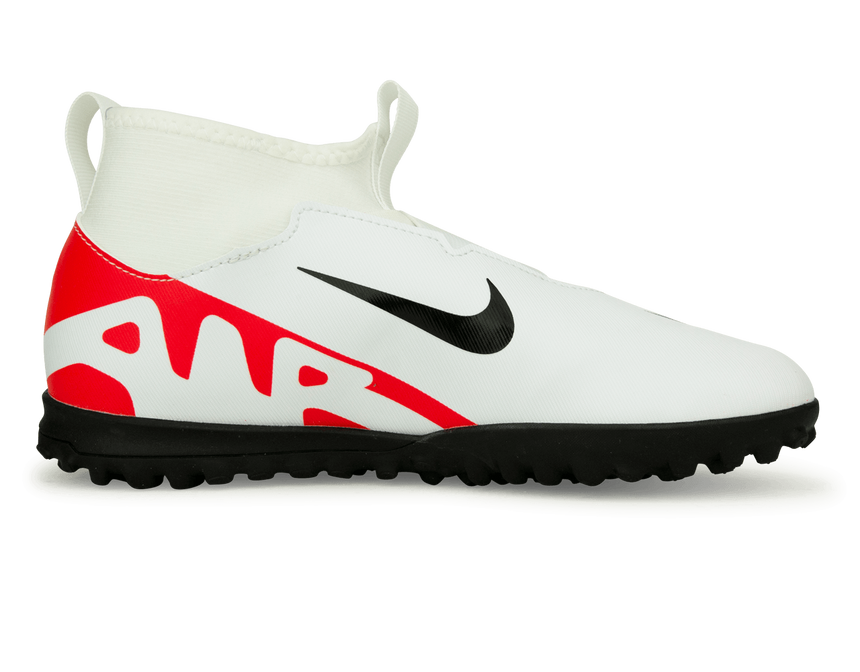 Nike Kids Zoom Mercurial Superfly 9 Academy TF White/Red Side
