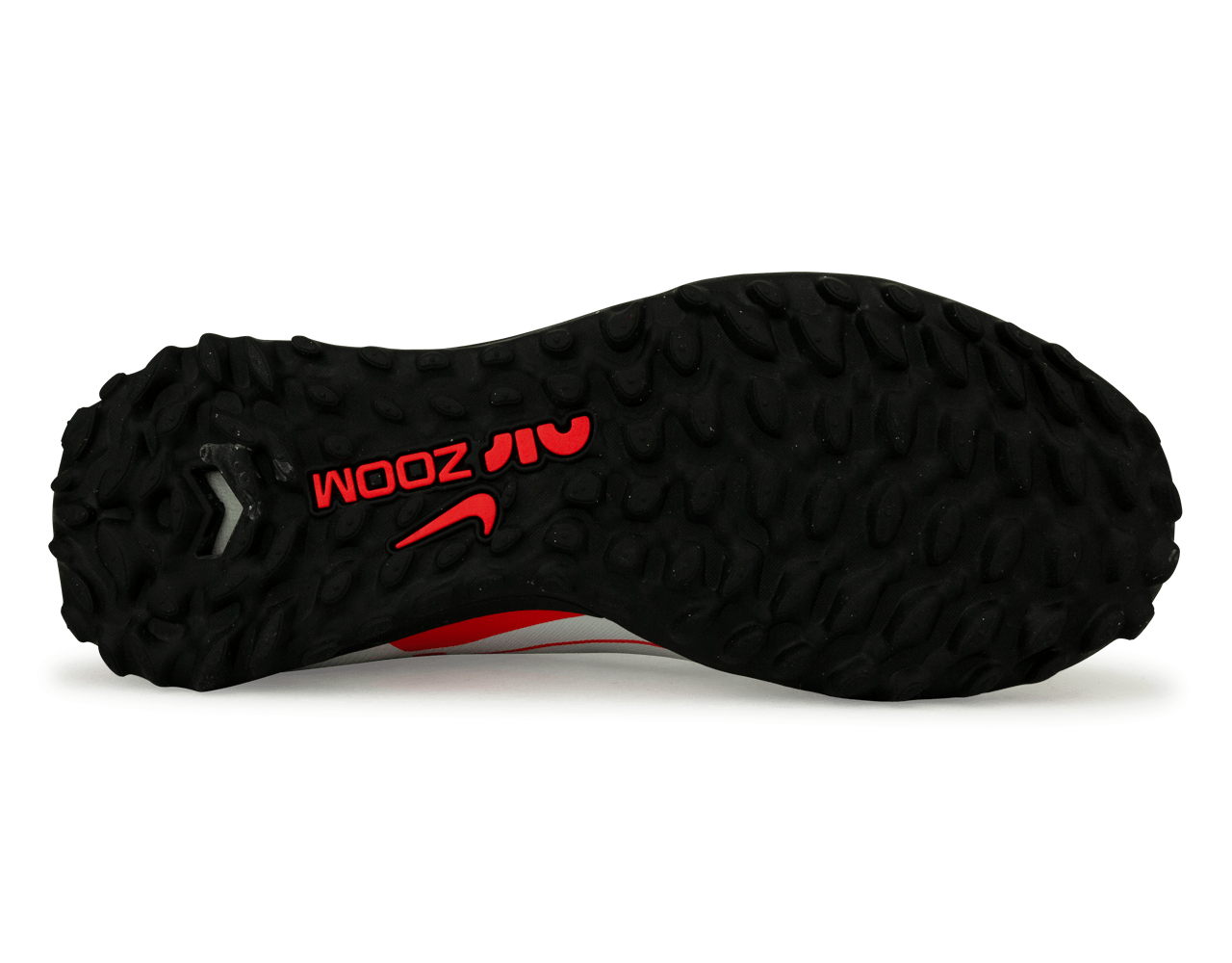 Nike Kids Zoom Mercurial Superfly 9 Academy TF White/Red Sole