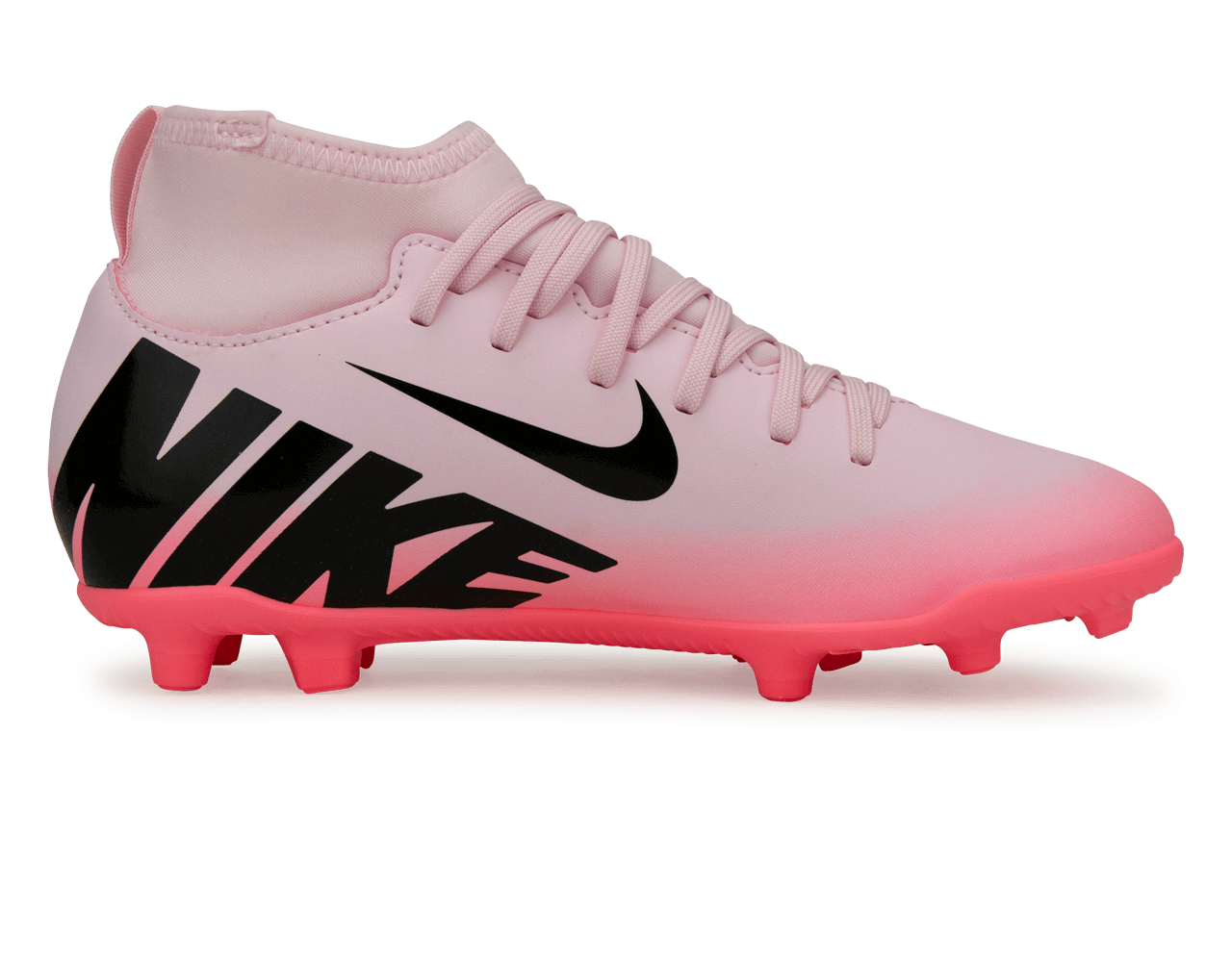 Nike Kids Zoom Mercurial Superfly 9 Club FG/MG Pink Foam/Black Side