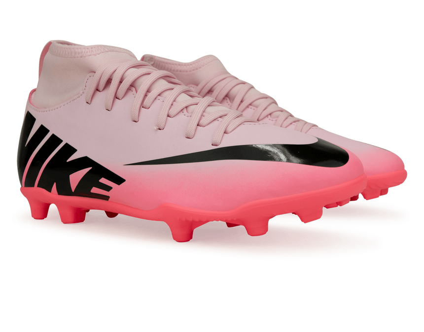 Nike Kids Zoom Mercurial Superfly 9 Club FG/MG Pink Foam/Black Together
