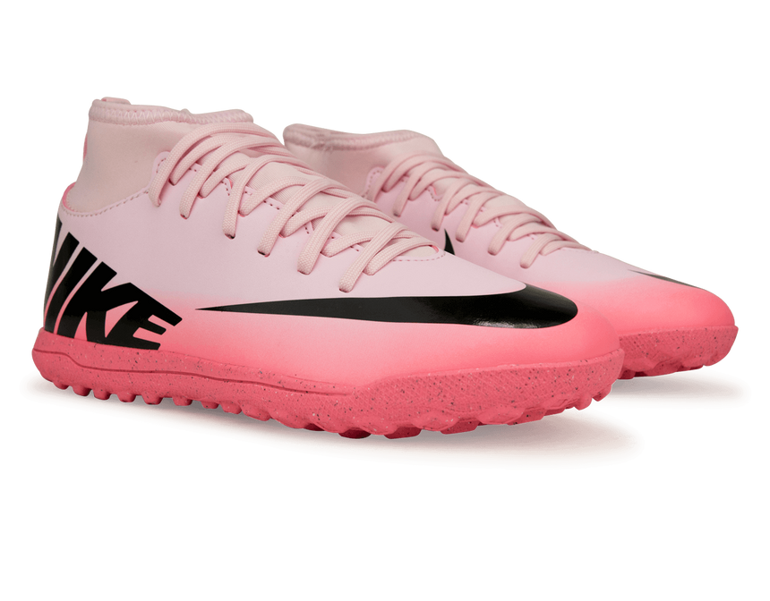 Nike Kids Zoom Mercurial Superfly 9 Club TF Pink Foam/Black Together
