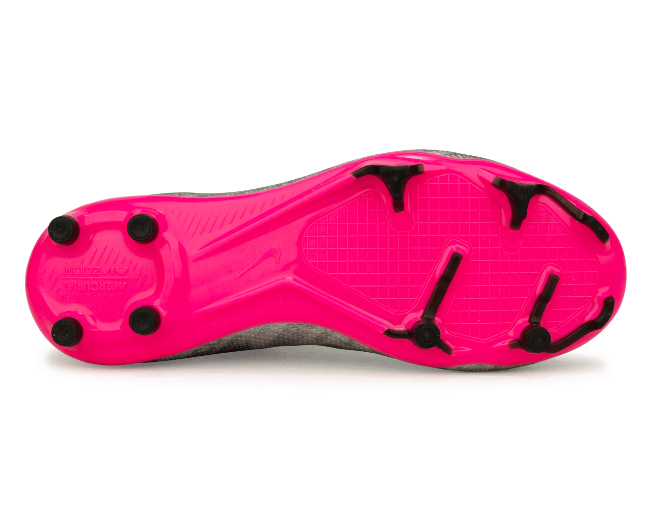 Nike Kids Zoom Mercurial Superfly 9 Pro FG Silver/Pink Sole