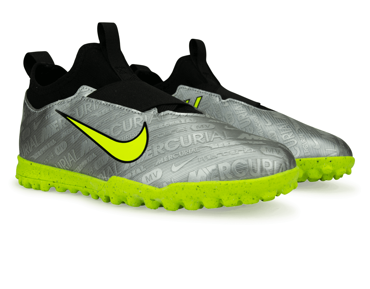 Nike Kids Zoom Mercurial Vapor 15 Academy XXV TF Silver/Volt Together