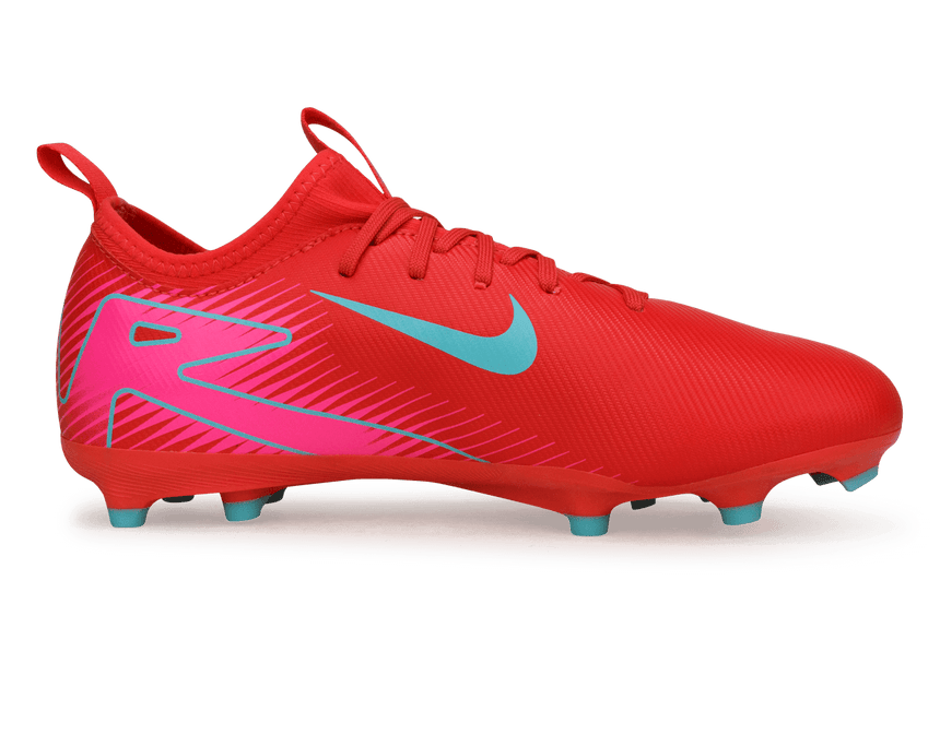 Nike Kids Zoom Mercurial Vapor 16 Academy FG Ember Glow/Aurora Green Side