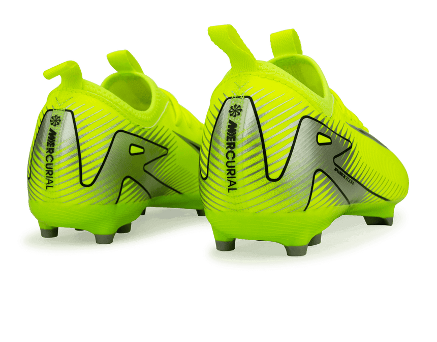 Nike Kids Zoom Mercurial Vapor 16 Academy FG/MG Volt/Black Rear