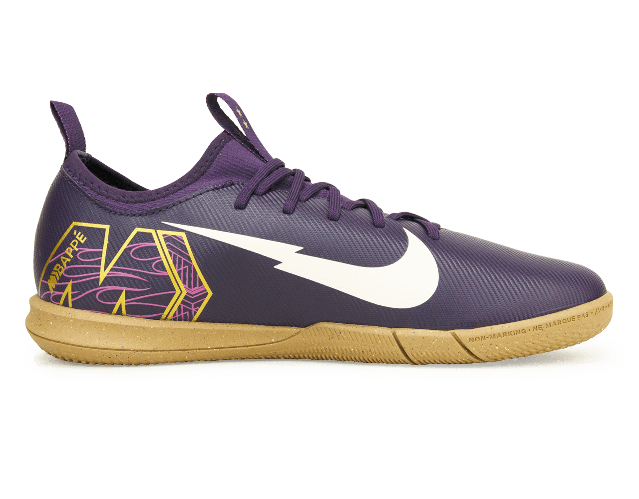 Nike Kids Zoom Mercurial Vapor 16 Academy KM Grand Purple/Pale Ivory Side