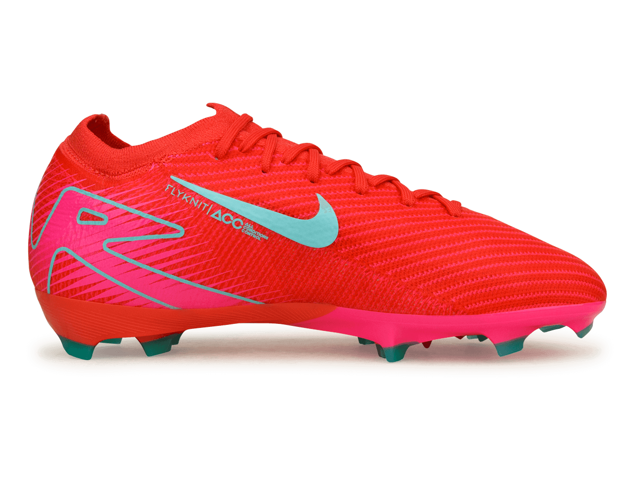 Nike Kids Zoom Mercurial Vapor 16 Pro FG Ember Glow/Aurora Green Side