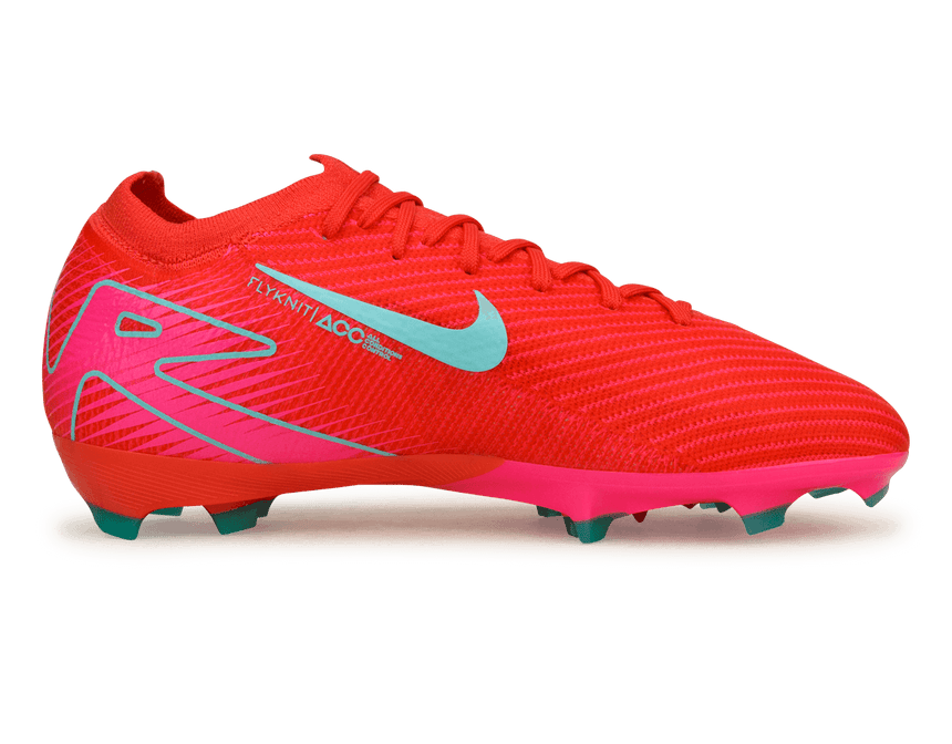 Nike Kids Zoom Mercurial Vapor 16 Pro FG Ember Glow/Aurora Green Side