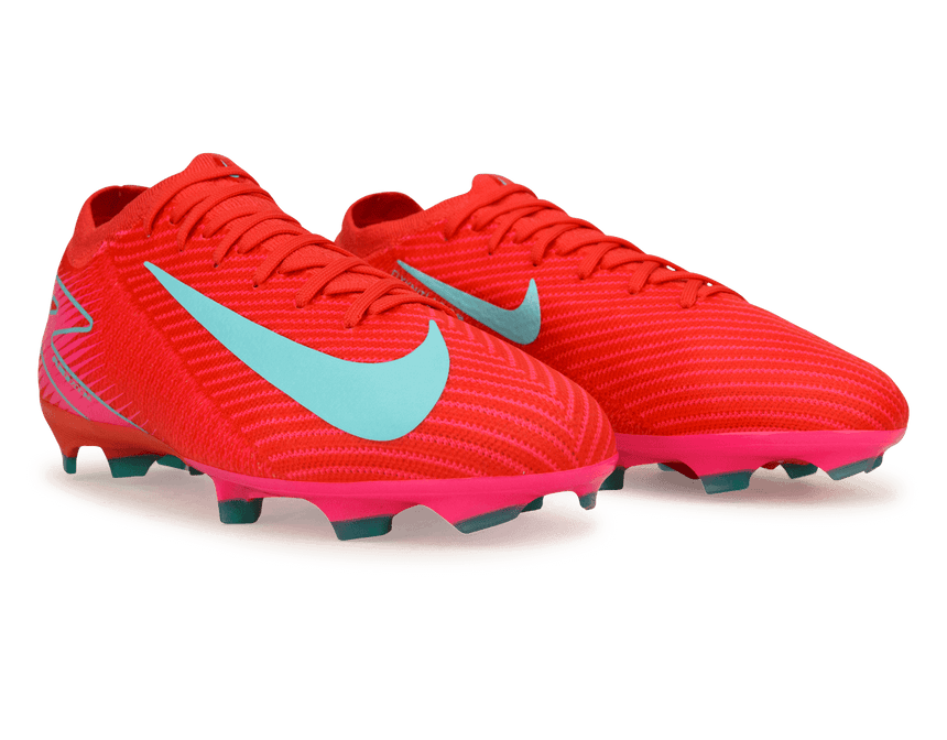 Nike Kids Zoom Mercurial Vapor 16 Pro FG Ember Glow/Aurora Green Together