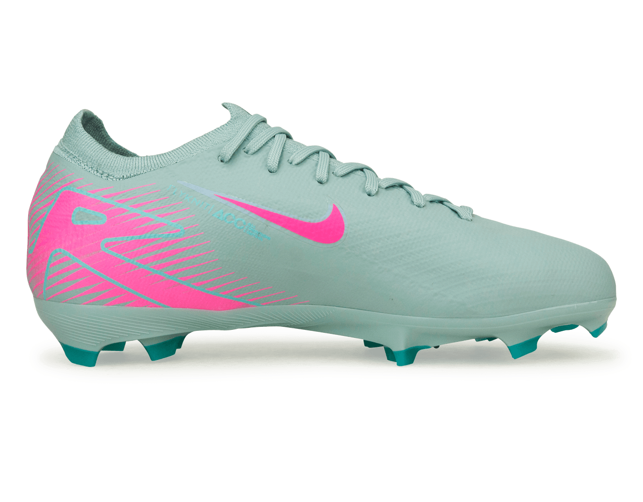 Nike Kids Zoom Mercurial Vapor 16 Pro FG Ocean Cube/Pink Blast Side
