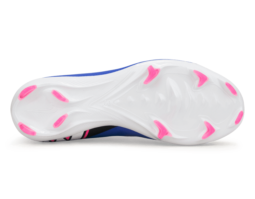 Nike Kid's Zoom Mercurial Vapor 16 Pro FG Racer Blue/White Sole