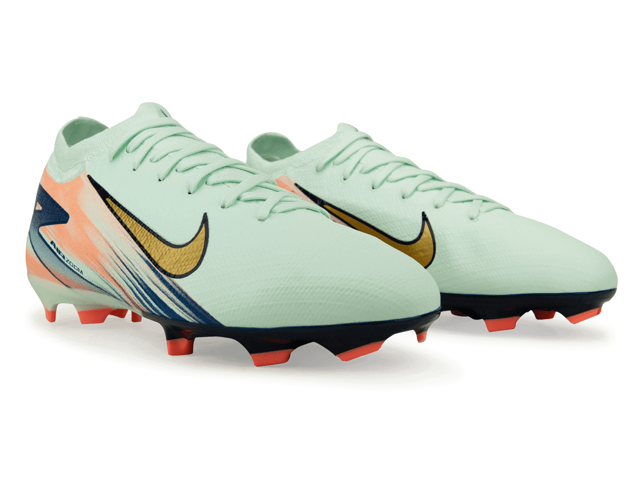 Nike Kids Zoom Mercurial Vapor 16 Pro MDS 009 FG Barely Green/Metallic Gold Together