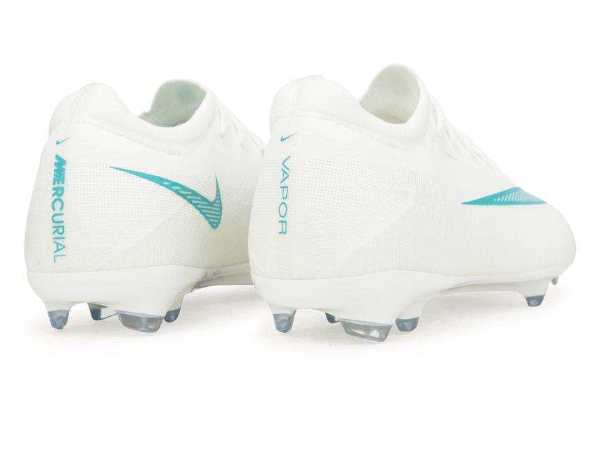 Nike Kids Zoom Mercurial Vapor 17 Pro FG White/Dusty Cactus Heel