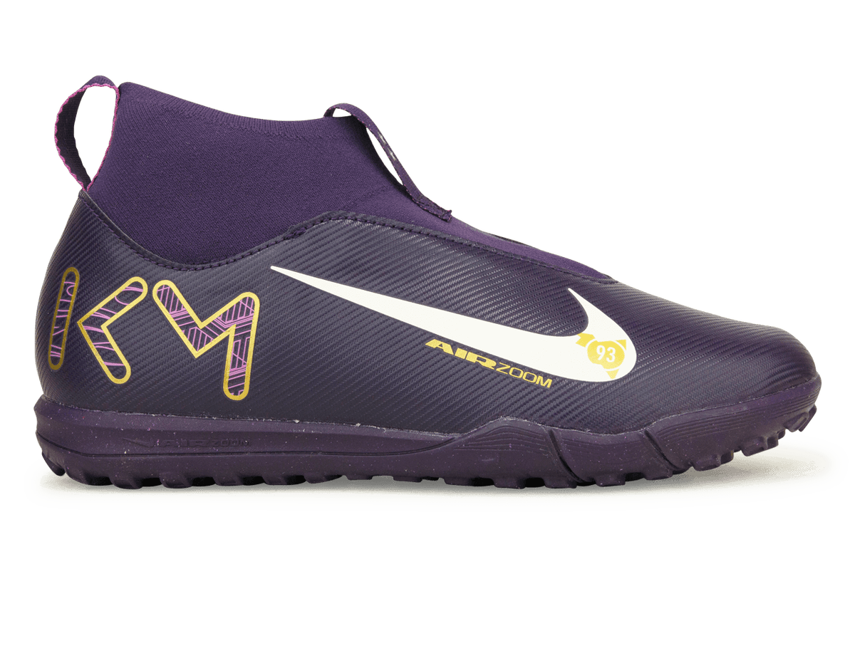 Nike Youth Zoom Mercurial Superfly 10 Academy KM TF Grand Purple