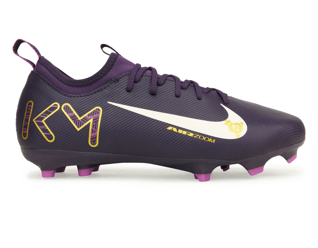 Nike Kids Zoom Vapor 16 Academy KM FG/MG Grand Purple/Pale Ivory